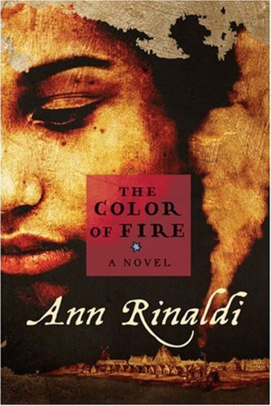 Book cover for "The Color of Fire" by Ann Rinaldi