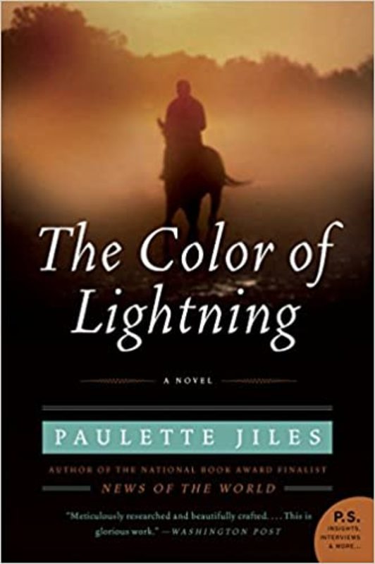 Book cover for "The Color of Lightning" by Paulette Jiles