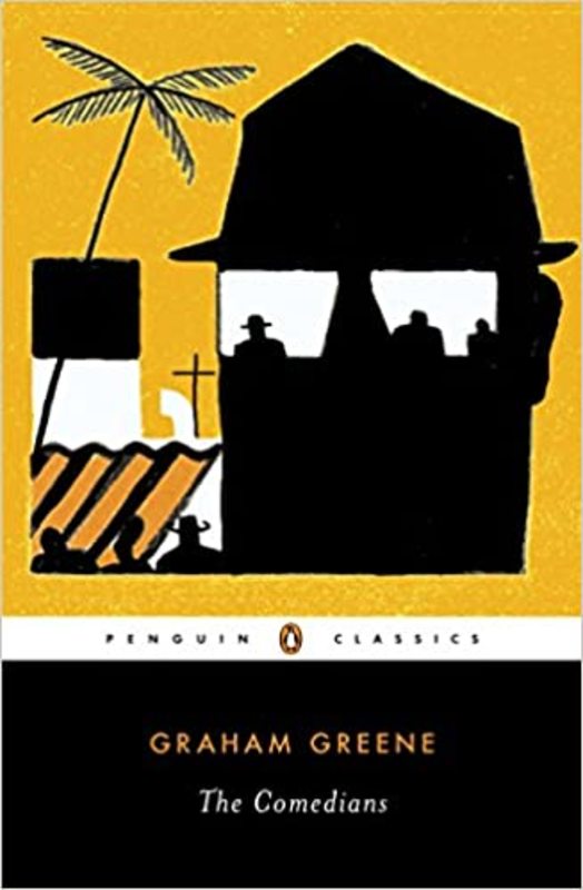 Book cover for "The Comedians" by Graham Greene