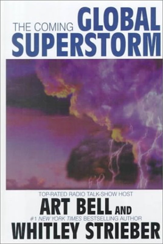 Book cover for "The Coming Global Superstorm" by Whitley Strieber