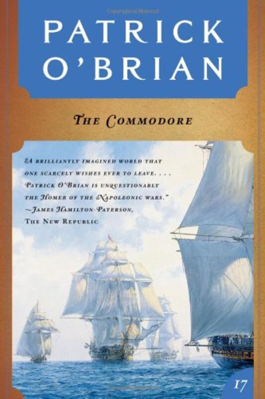 Book cover for "The Commodore" by Patrick OBrian