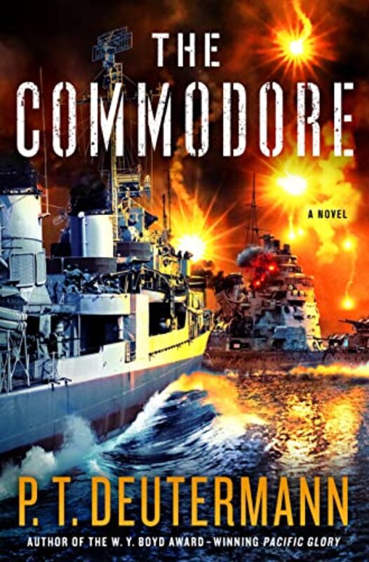 Book cover for "The Commodore" by PT Deutermann
