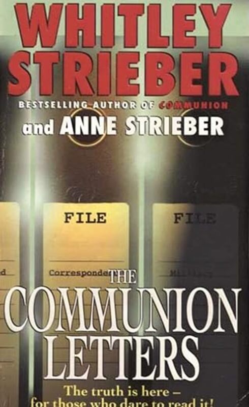 Book cover for "The Communion Letters" by Whitley Strieber