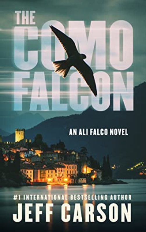 Book cover for "The Como Falcon" by Jeff Carson