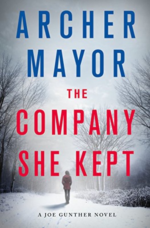 Book cover for "The Company She Kept" by Archer Mayor