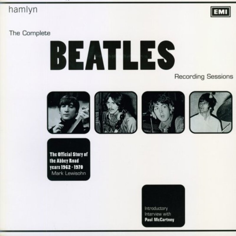 Book cover for "The Complete Beatles Recording Sessions" by Mark Lewisohn