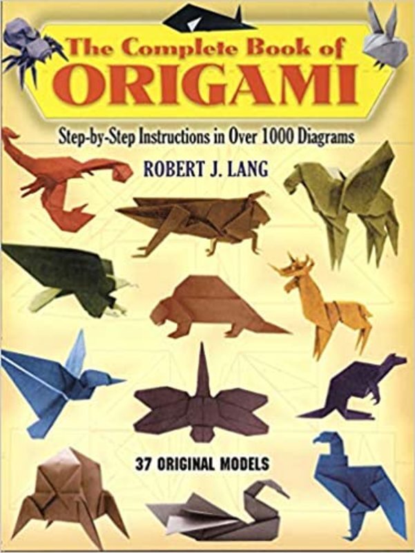 Book cover for "The Complete Book of Origami" by Robert J. Lang