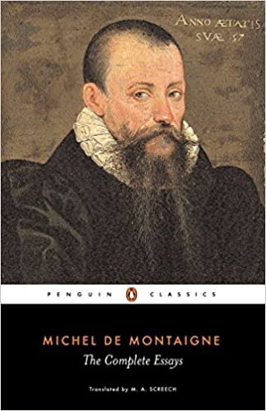 Book cover for "The Complete Essays" by Michel de Montaigne