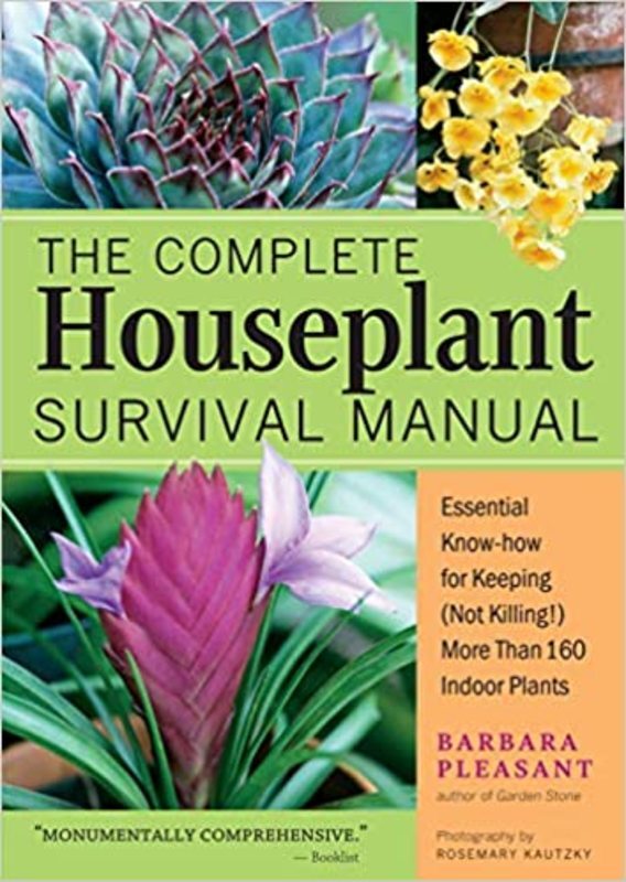 Book cover for "The Complete Houseplant Survival Manual" by Barbara Pleasant