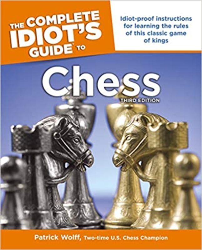 Book cover for "The Complete Idiot's Guide to Chess" by Patrick Wolff
