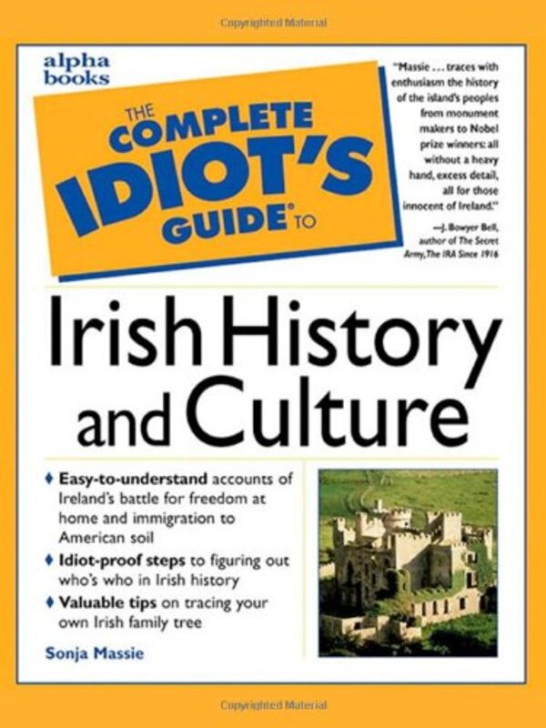 Book cover for "The Complete Idiot's Guide to Irish History and Culture" by GA McKevett