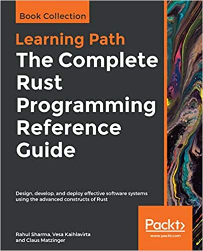 Book cover for "The Complete Rust Programming Reference Guide" by Rahul Sharma