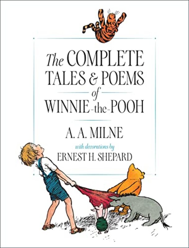 Book cover for "The Complete Tales and Poems of Winnie-the-Pooh" by AA Milne