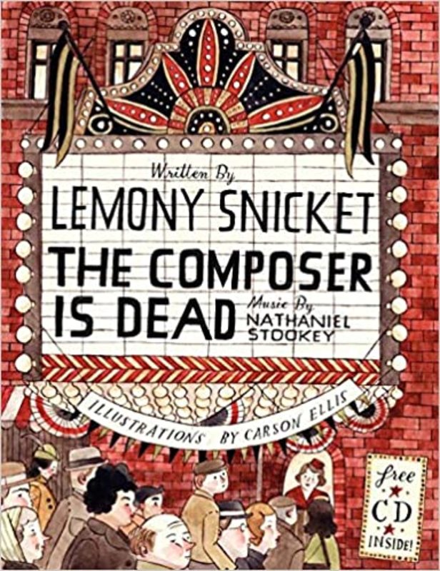 Book cover for "The Composer Is Dead" by Daniel Handler