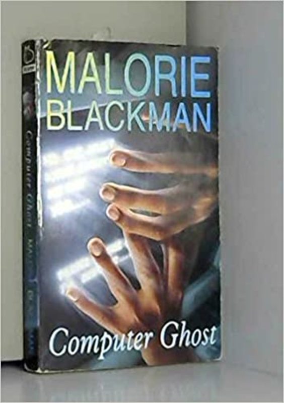 Book cover for "The Computer Ghost" by Malorie Blackman