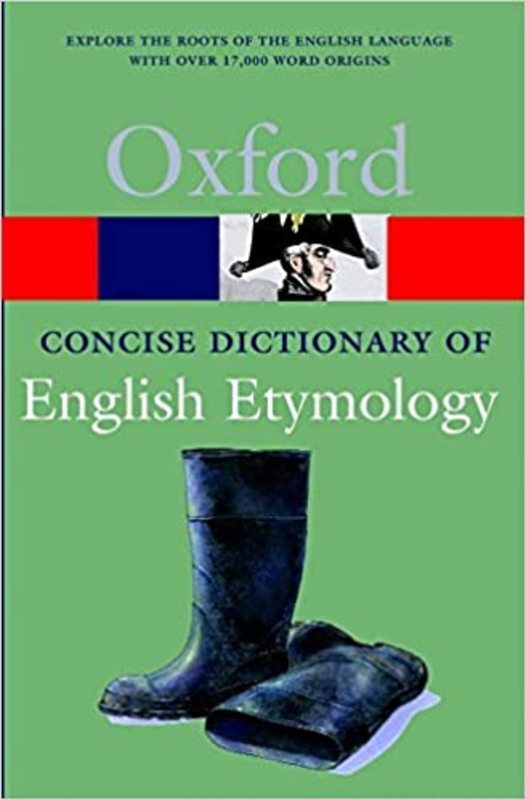 Book cover for "The Concise Oxford Dictionary of English Etymology" by T. F. Hoad