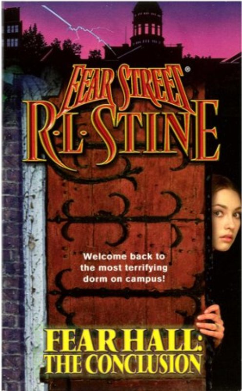 Book cover for "The Conclusion (Fear Hall)" by R.L. Stine