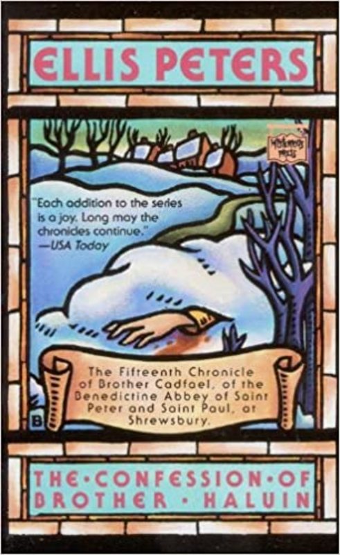 Book cover for "The Confession of Brother Haluin" by Ellis Peters