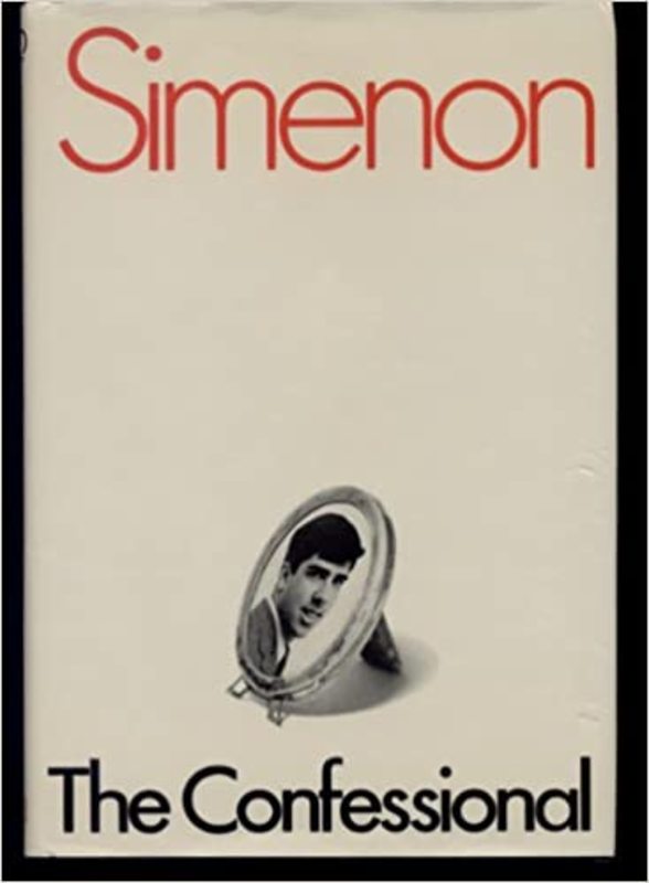 Book cover for "The Confessional" by Georges Simenon