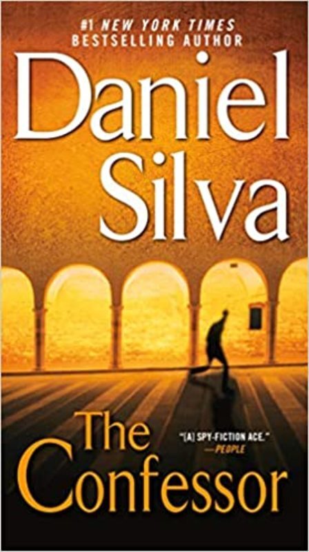 Book cover for "The Confessor" by Daniel Silva