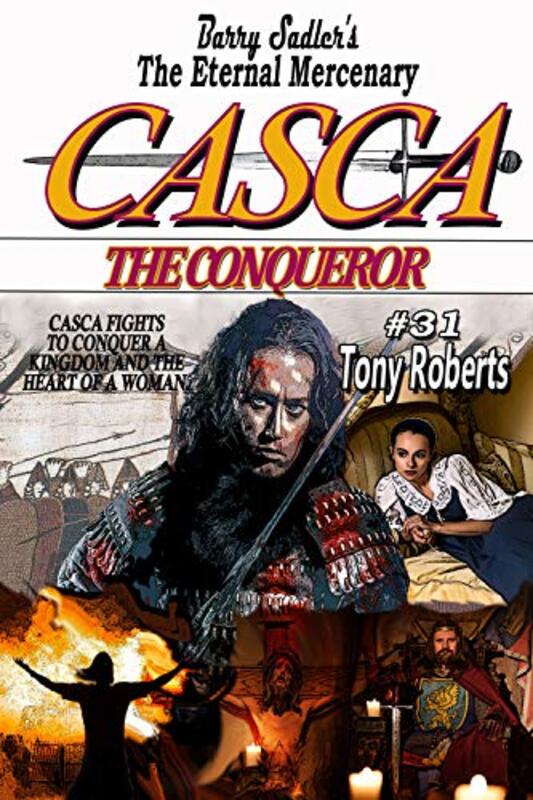 Book cover for "The Conqueror" by Tony Roberts