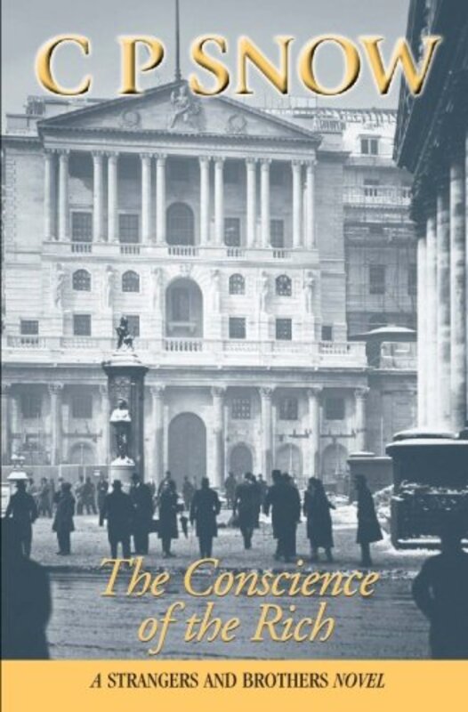 Book cover for "The Conscience of the Rich" by CP Snow