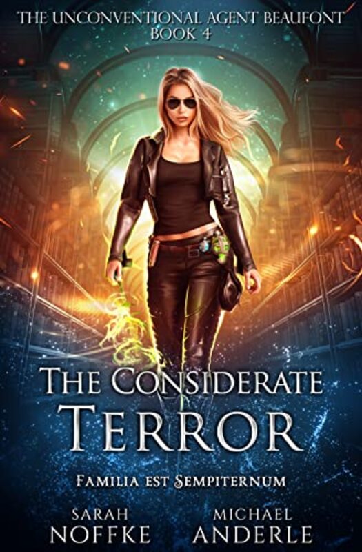 Book cover for "The Considerate Terror" by Sarah Noffke