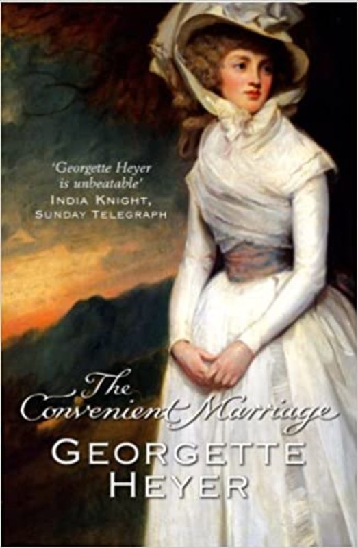 Book cover for "The Convenient Marriage" by Georgette Heyer