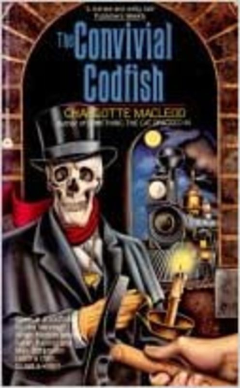 Book cover for "The Convivial Codfish" by Charlotte MacLeod