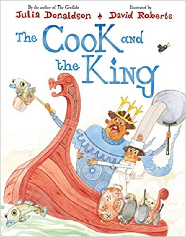 Book cover for "The Cook and the King" by Julia Donaldson