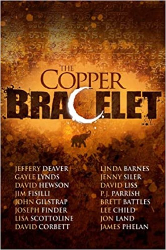 Book cover for "The Copper Bracelet" by Erica Spindler