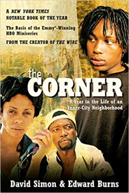 Book cover for "The Corner" by David Simon