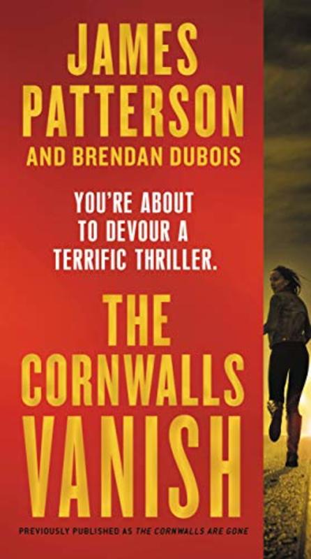 Book cover for "The Cornwalls Vanish" by James Patterson