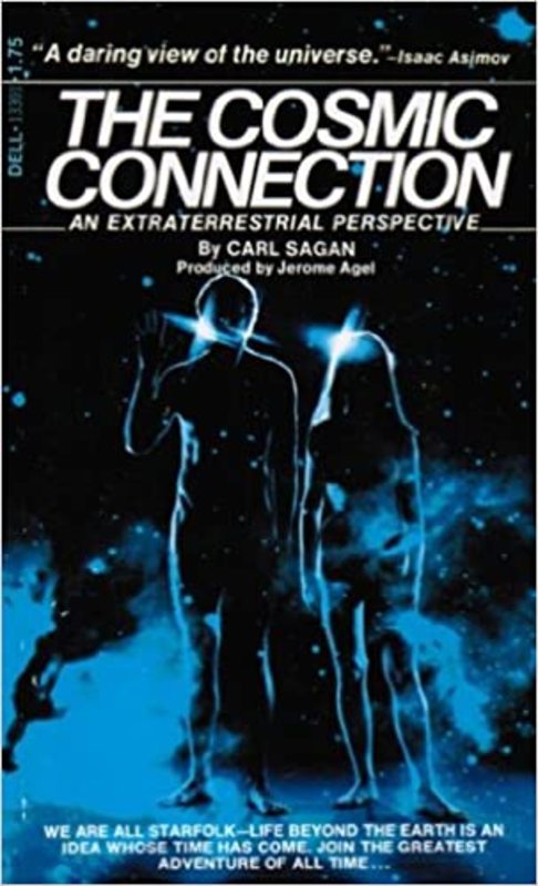Book cover for "The Cosmic Connection" by Carl Sagan