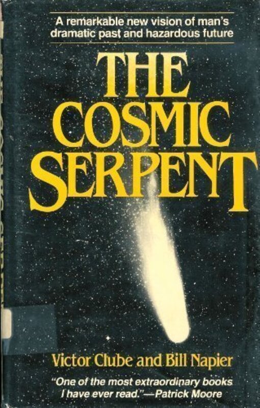 Book cover for "The Cosmic Serpent" by Bill Napier