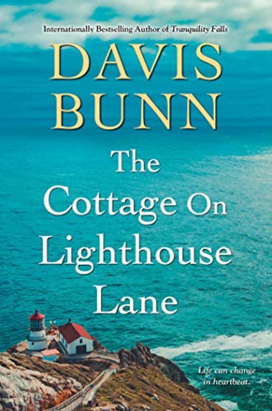 Book cover for "The Cottage on Lighthouse Lane" by T Davis Bunn