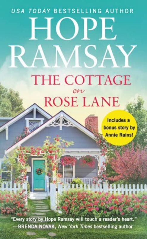 Book cover for "The Cottage on Rose Lane" by Hope Ramsay