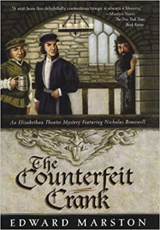 Book cover for "The Counterfeit Crank" by Edward Marston