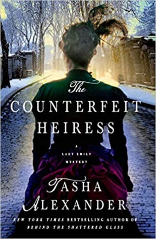 Book cover for "The Counterfeit Heiress" by Tasha Alexander