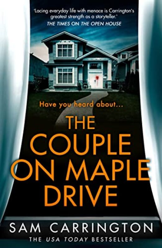 Book cover for "The Couple on Maple Drive" by Sam Carrington