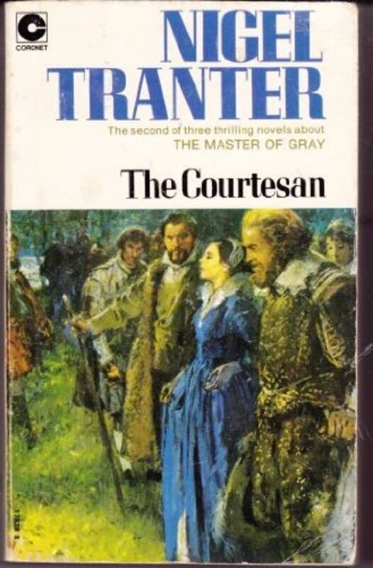 Book cover for "The Courtesan" by Nigel Tranter