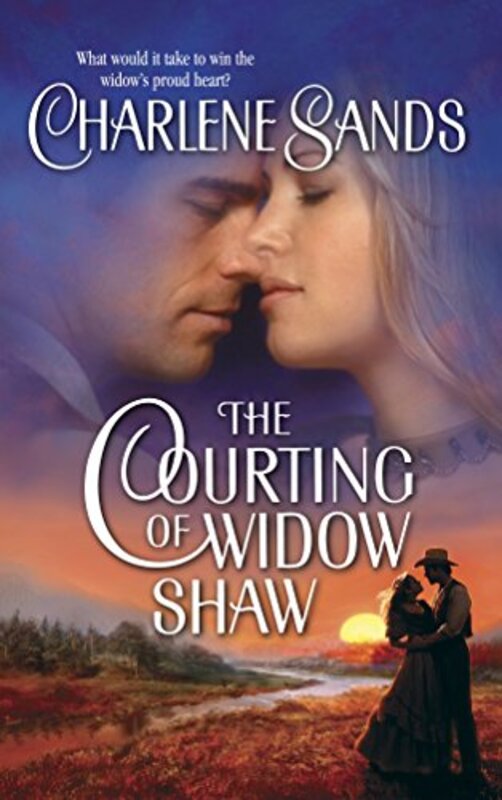 Book cover for "The Courting of Widow Shaw" by Charlene Sands