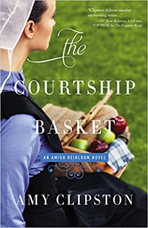 Book cover for "The Courtship Basket" by Amy Clipston
