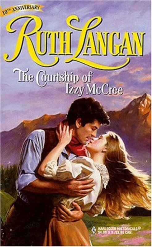 Book cover for "The Courtship of Izzy McCree" by Ruth Langan