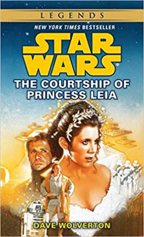 Book cover for "The Courtship of Princess Leia" by Troy Denning