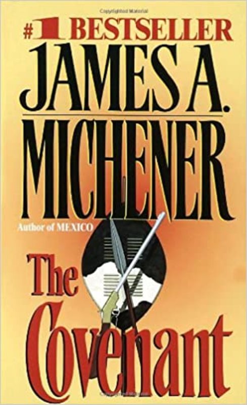 Book cover for "The Covenant" by James A. Michener
