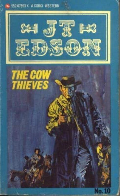 Book cover for "The Cow Thieves" by JT Edson
