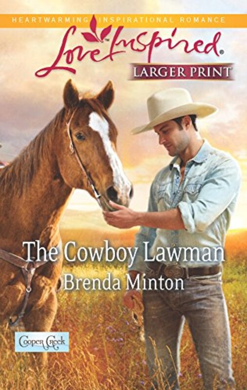 Book cover for "The Cowboy Lawman" by Brenda Minton