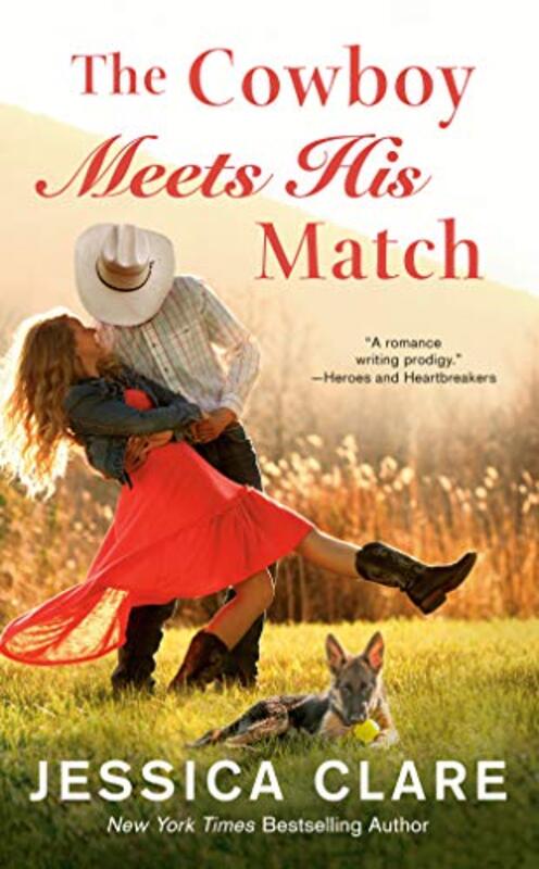 Book cover for "The Cowboy Meets His Match" by Jessica Clare