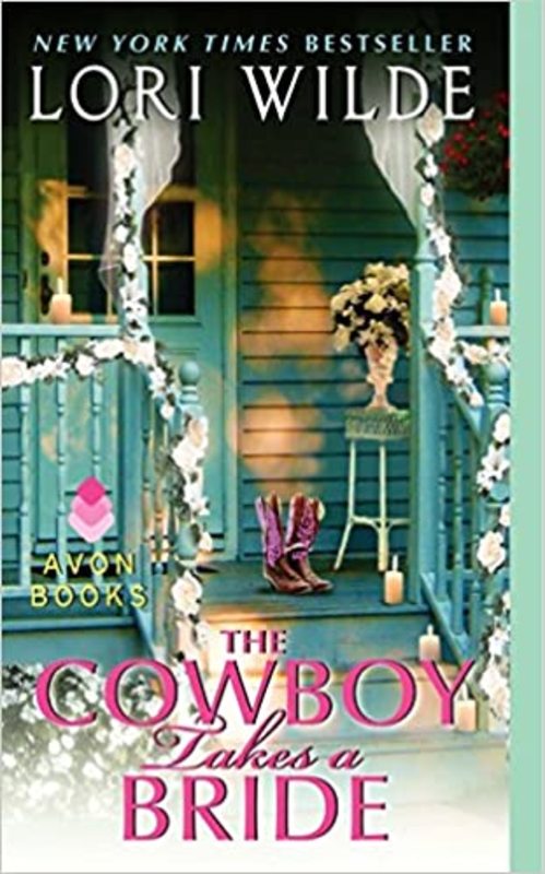 Book cover for "The Cowboy Takes a Bride" by Lori Wilde